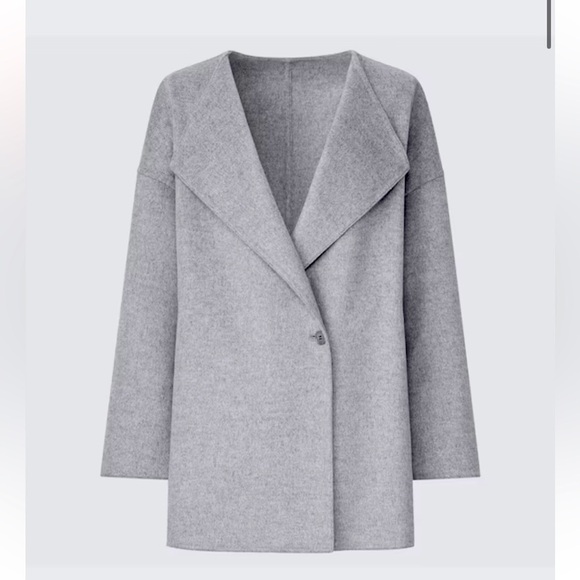 Uniqlo Jackets & Blazers - Uniqlo Wool Blend Oversized Coat
